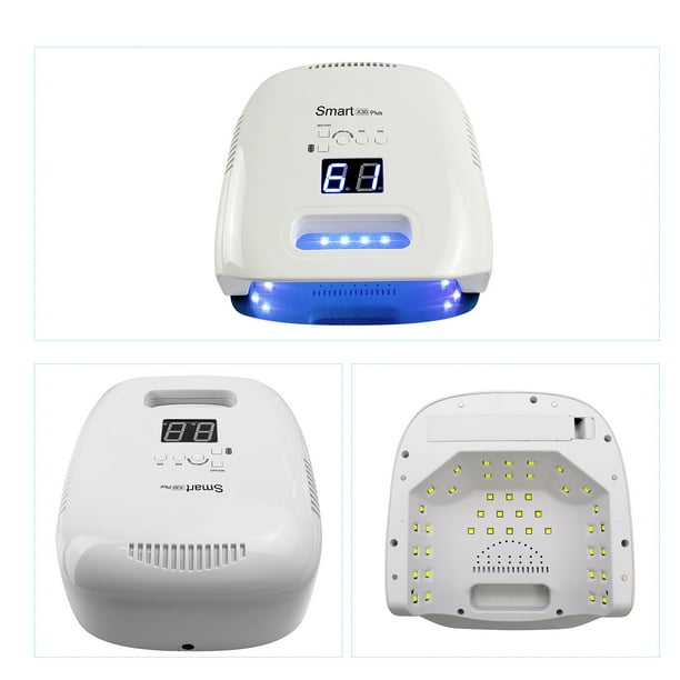 Lámpara de uñas LED UV de secado más rápido, recargable de secado rápido,  secador de uñas de gel LED, secado de esmalte de uñas, secador LED, sensor