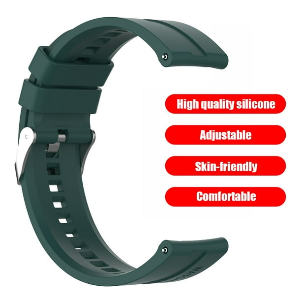 Correa de reloj de silicona para Huawei Watch GT2 46mm/GT 2e correa de reloj  (verde) Likrtyny Para estrenar