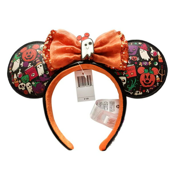 Diadema Disney Minnie Mouse Para Niña Accesorio Halloween 