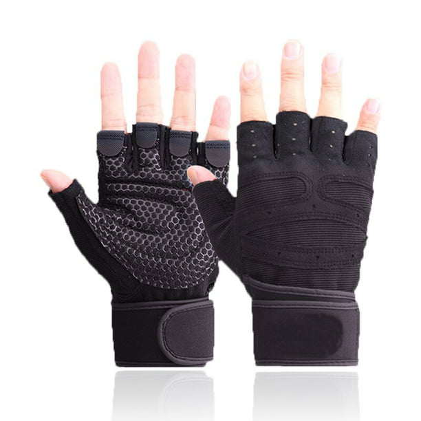 Guantes Fitness Mujer Blu Fit Negro