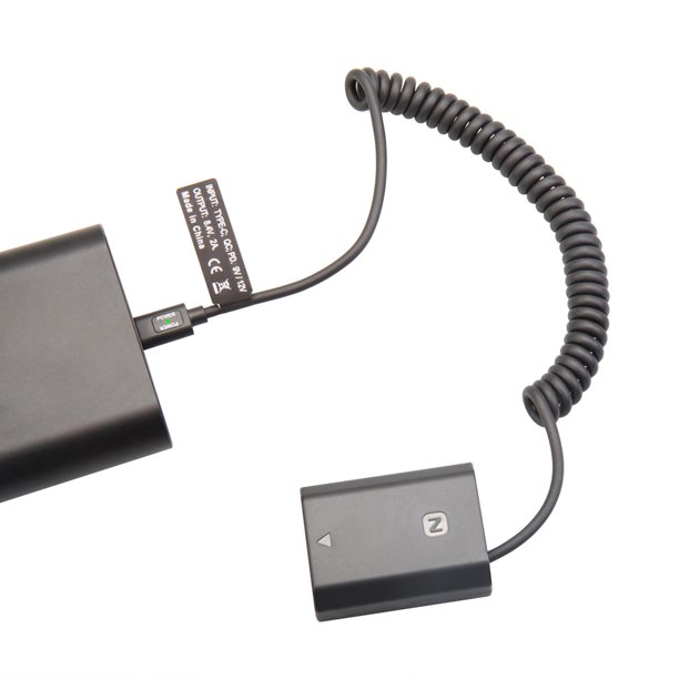 Reemplazo de batería USB a ficticia para Sony A7III NP-FZ100 Cable  adaptador de 40 pulgadas