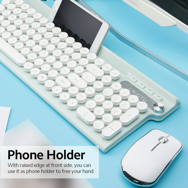 Teclado y ratón Bluetooth de modo Dual, Mouse inalámbrico multidispositivo  de 2,4G, Compatible con Combo