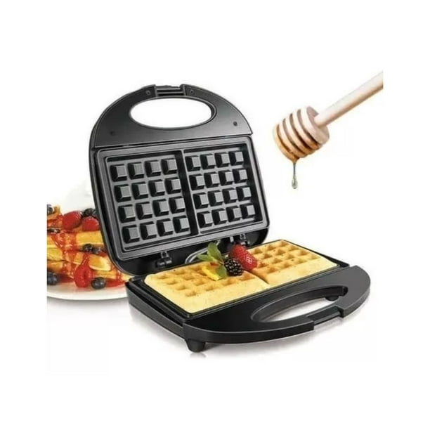Waflera Eletrica Maquina para hacer waffles con Doble Plancha Antiadhe –