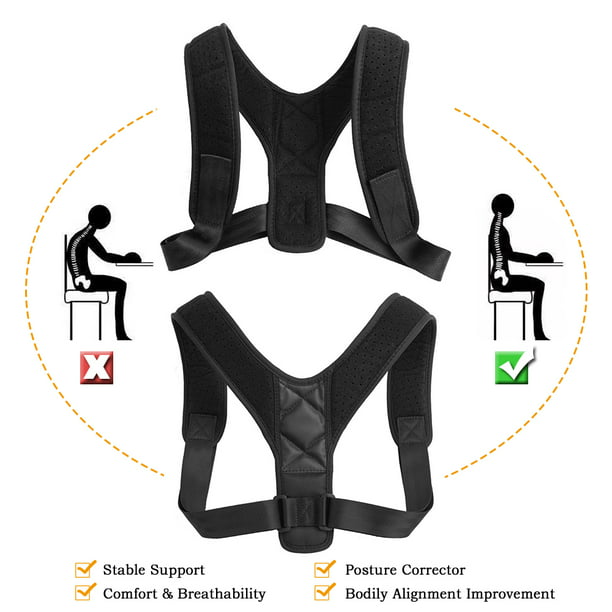 Corrector de de soporte para espalda para mujeres y hombres, enderezadora  de espalda , corrector de , espalda, , - METRO Sunnimix correctores de