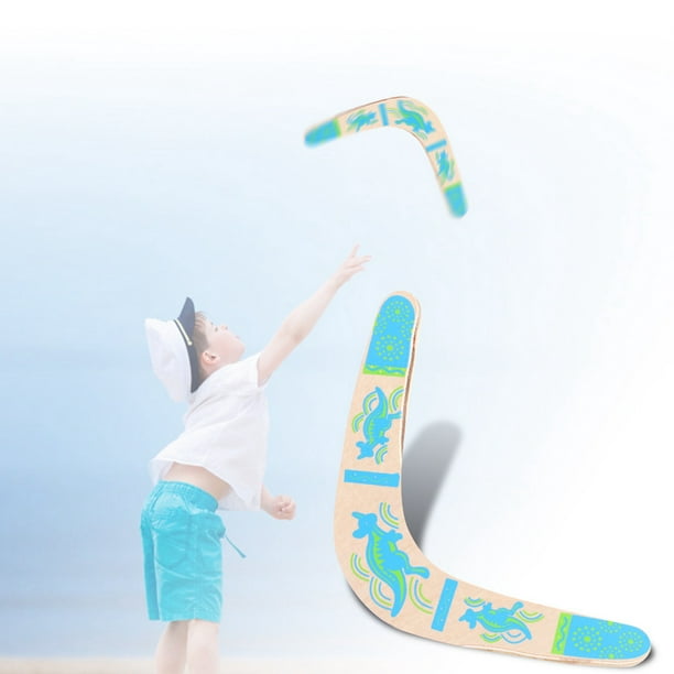 Boomerang de madera para niños Adultos fácil de lanzar Boomerang