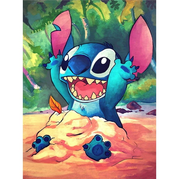 Disney 5D DIY Diamond Embroidery Cartoon Lilo & Stitch Picture