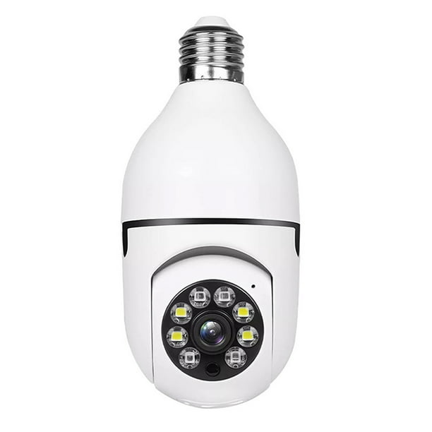 Camara De Seguridad 1080P HD Bombilla 360° WIFI Inalambrica Con Audio Para  Casa