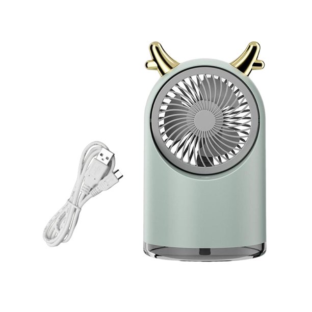 Enfriador de aire Personal, Mini aire acondicionado portátil silencioso  Retro, purificador de humidificador de aire evaporativo de 400ml con 7  Soledad Mini aire acondicionado