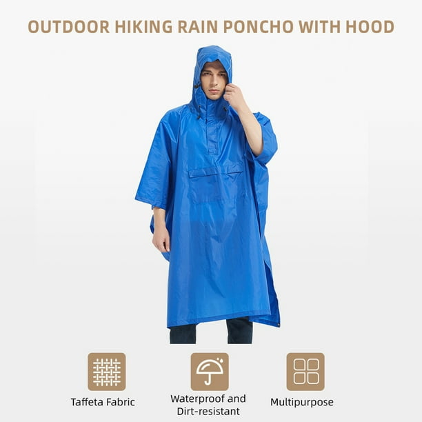 Capa impermeable para mujer de color con costura, capa impermeable