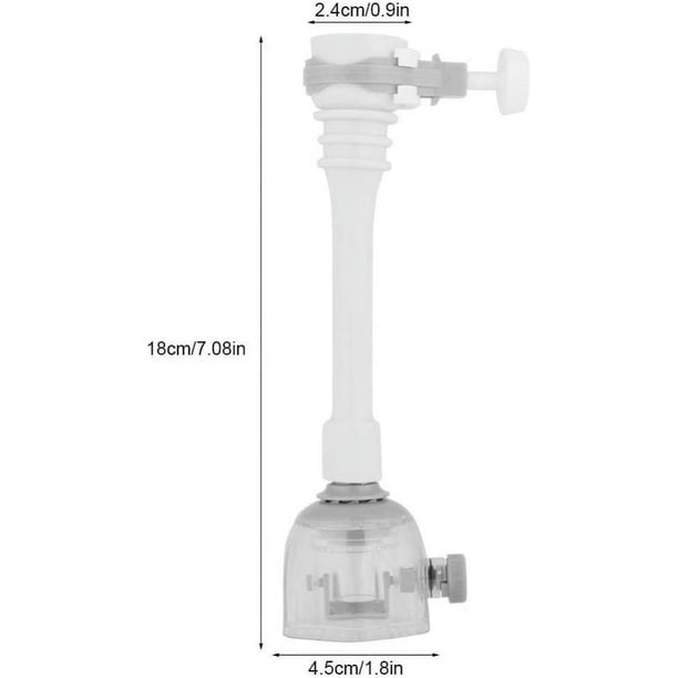 18cm-Gris Extensión Grifo de Cocina Aireador de Grifo Giratorio de 360  ​​​​° 2 Modos Filtro de Ahorro de Agua para Grifo de Cocina JM