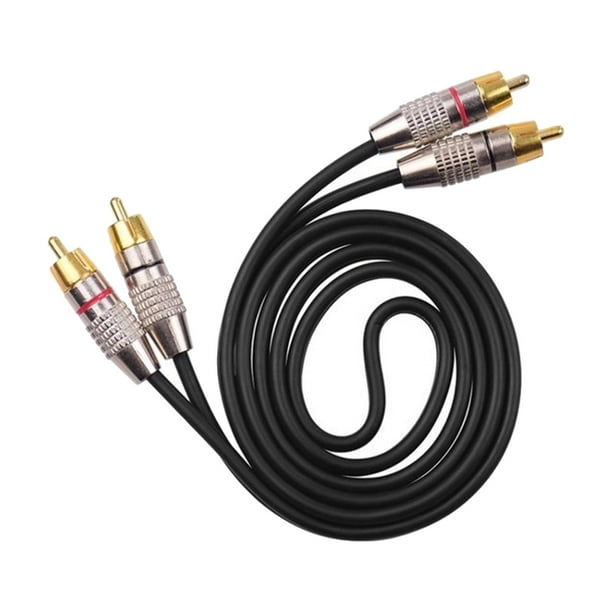 2x Jack 3.5mm A 6.35 Cable de audio del adaptador para el altavoz