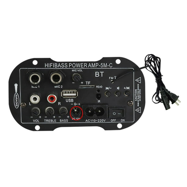 Módulo de placa de amplificador de audio digital BT 5.1 de 2.1 canales Alto  yeacher tarjeta de sonido