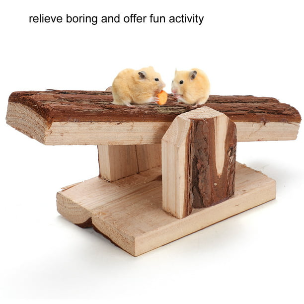 Juguetes de hámster,Juguete de gimnasio de ejercicio de madera para  animales pequeños,Accesorios para hámsters enanos
