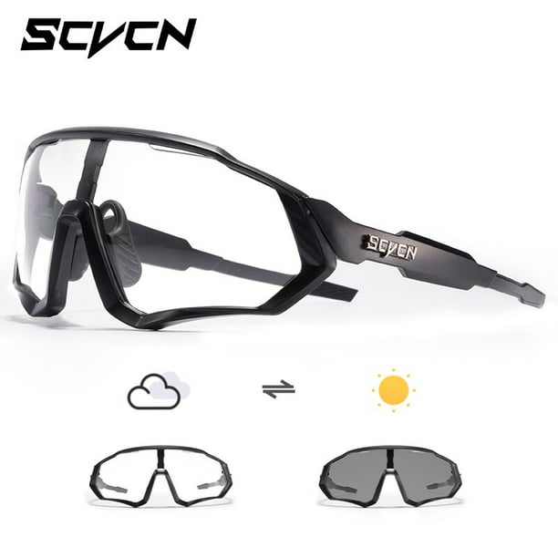 SCVCN-gafas de sol fotocromáticas para hombre y mujer, lentes deportivas  para senderismo al aire libre, ciclismo de montaña o carretera, UV400 qiuyongming  unisex