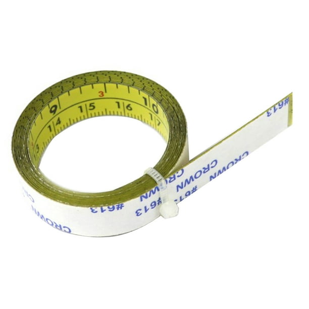 2 x Cinta métrica adhesiva de 200 cm de izquierda a derecha, regla adhesiva  de acero, plateada Unique Bargains cintas métricas