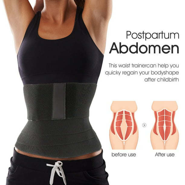 Faja de entrenamiento de cintura para hombre, para pérdida de peso, control  de abdomen, faja moldeadora de cuerpo, cinturón de sudor
