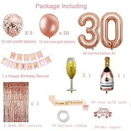 Decoraciones de Baby Shower para Niña 145 Pzas, Kit de Arco de Globo de Oro  Rosa Rosa con Onemere Onemere