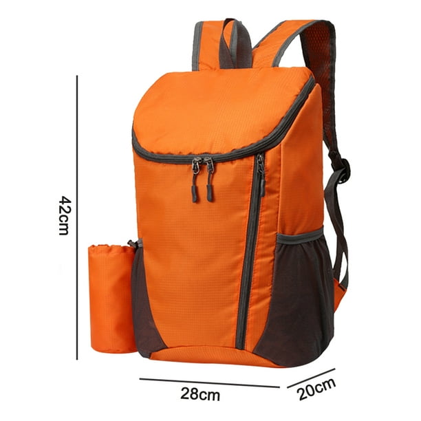 1 Uds. Mochila empacable ligera de 20L, mochila pequeña plegable para  senderismo, mochila de día para viajes, Camping, vacaciones al aire libre  Zhivalor 221669-1