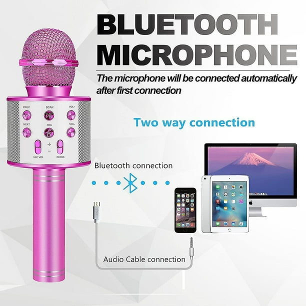 Bocina Bluetooth Portátil Teléfono Móvil Micrófono Set