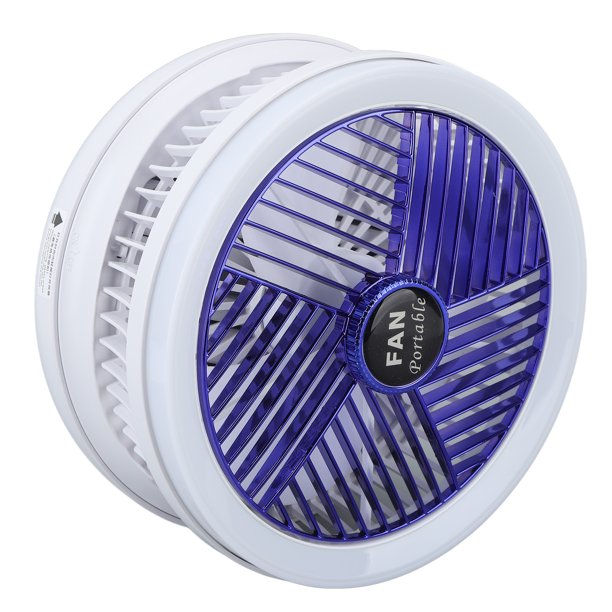 Ventilador silencioso de escritorio portátil, ventilador de escritorio USB  LED pequeño ventilador recargable USB ventilador de escritorio plegable  eficiencia maximizada Jadeshay A