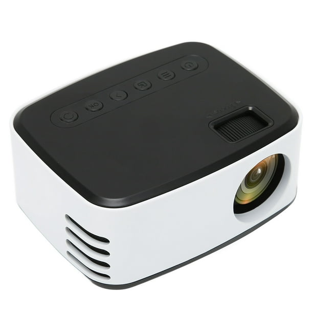Mini proyector Wi Fi, mini proyector, cine en casa blanco y negro, proyector  de películas, proyector de teléfono, elegante y moderno