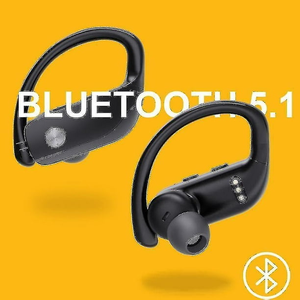 Auriculares Bluetooth Deporte Aire Auriculares Acuaticos para / Reducción  Ruido CVC,Reproducción Con Baoblaze Auriculares inalámbricos Bluetooth