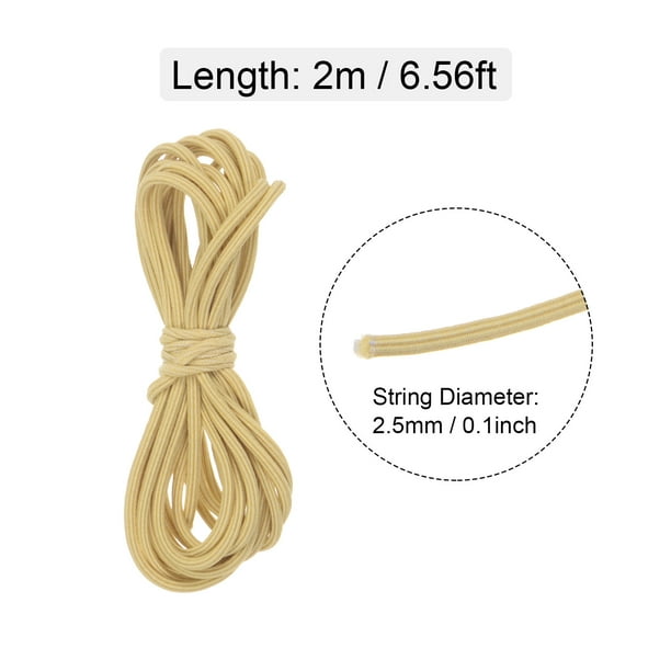 TuNan – Cuerda elástica de nailon elástica de 656 pies cuerda elástica  redonda resistente para manualidades color verde – Yaxa Colombia