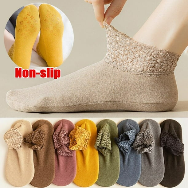 Calcetines cortos de algodón para hombre y mujer, medias transpirables de  corte bajo, antideslizantes, Color sólido