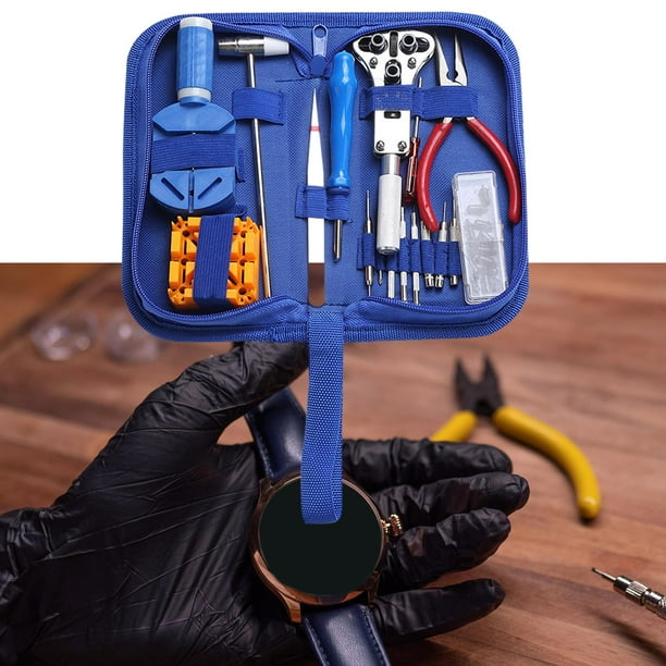 Relojero Kit de herramientas de reparación de relojes Relojes de pulsera  Llave extractora de abridor de caja trasera Likrtyny Piezas de repuesto  para herramientas