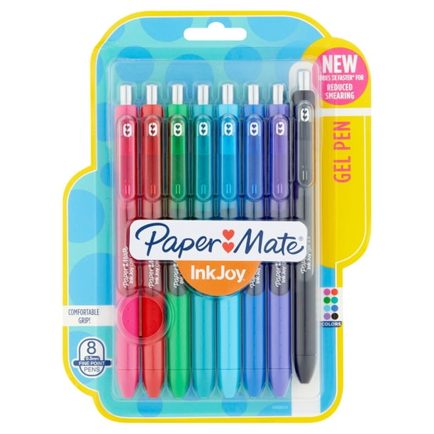Set de bolígrafos Paper Mate Ink Joy gel punta fina 4 pzas