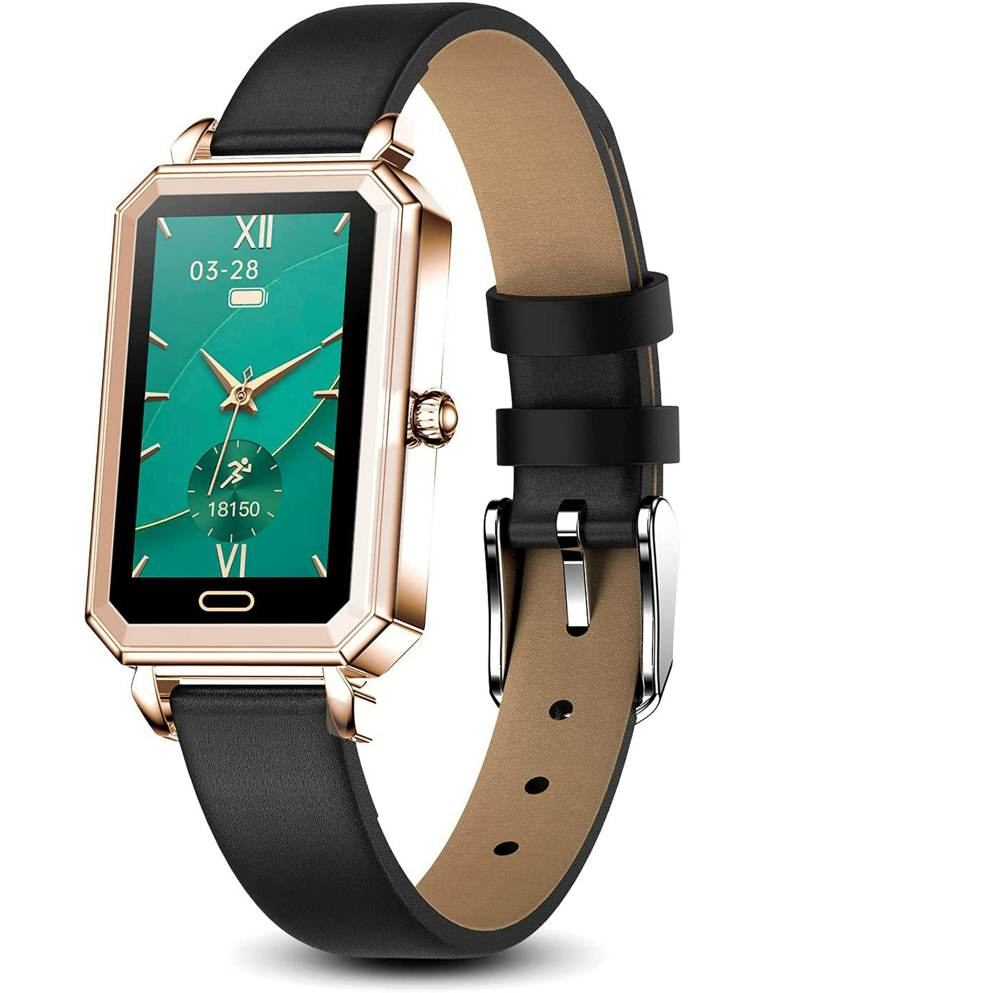 Reloj inteligente para mujeres, smartwatch para teléfonos Android e iOS,  monitor de actividad física, ritmo cardíaco, presión arterial, oxígeno en  la sangre y sueño. Levamdar CZDZ-HY135-3
