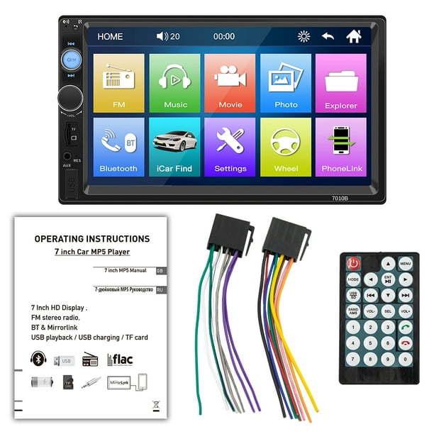 Radio Multimedia con pantalla táctil para coche, reproductor MP5