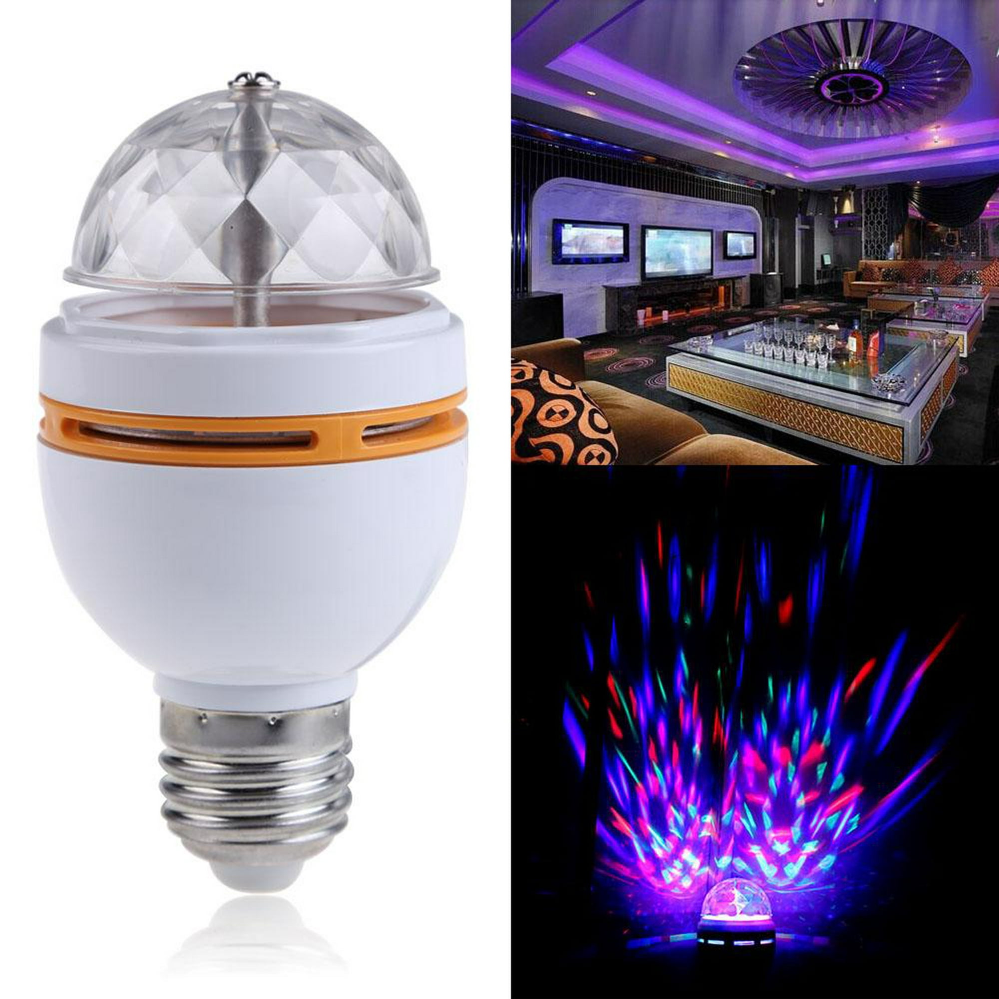Bombilla LED RGB E27 3W > iluminación de fiestas > iluminación > maquinas y  efectos
