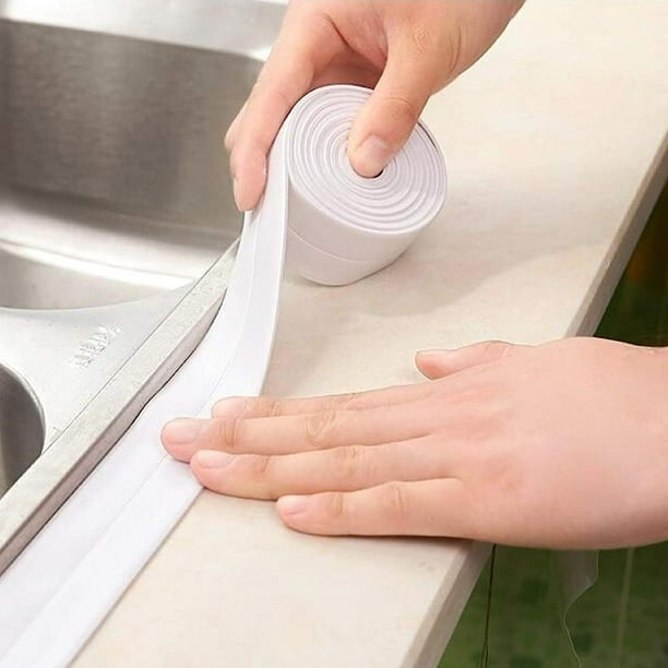 Cinta selladora adhesiva de PVC para cocina baño ducha bañera