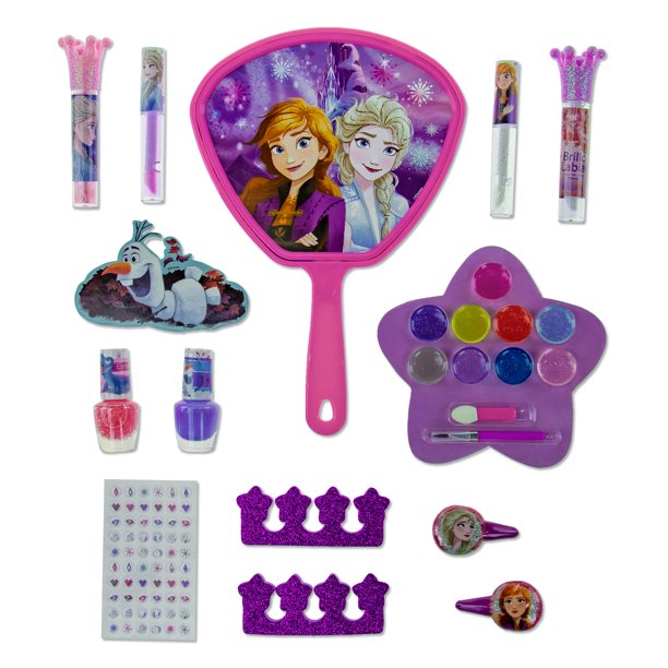 Set De Maquillaje Para Niña Con Espejo 9 Colores De Gloss de Frozen Berry  Hip COS10FZ