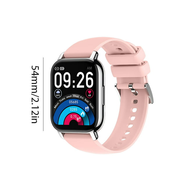 Pulsera inteligente Reloj de pulsera de moda con banda inteligente  compatible con Bluetooth (rosa) Ehuebsd Para estrenar