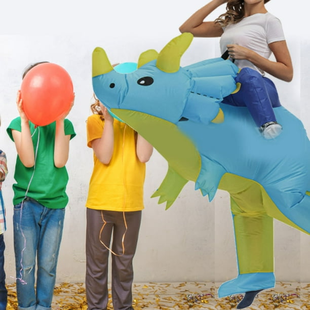 Disfraz de Dinosaurio Inflable Disfraces de Soplado de Aire Disfraz de  Halloween Disfraz Inflable para Adultos y Niños para Fiesta de