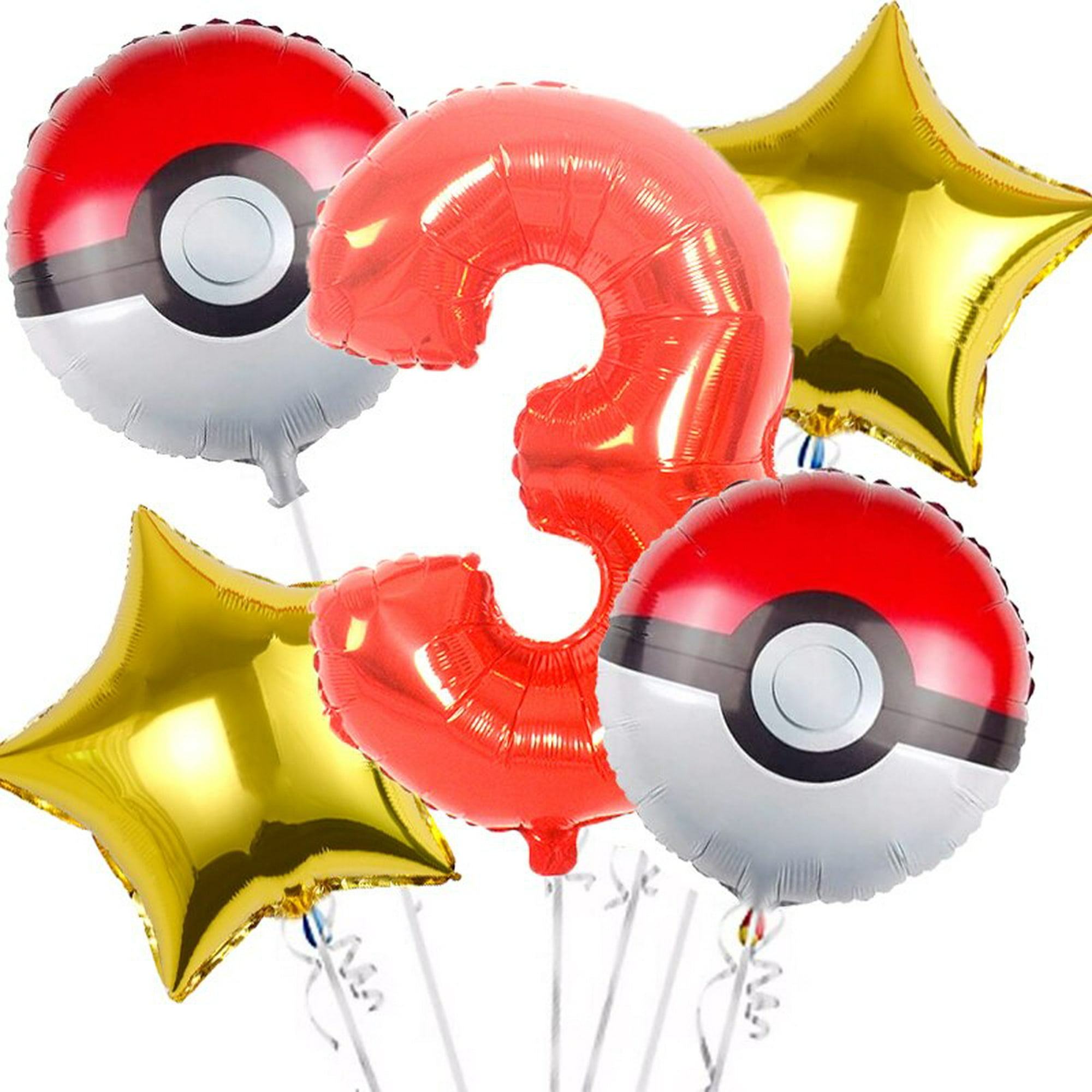 Pajitas de cumpleaños de Pokémon, pajitas de Pikachu, decoraciones