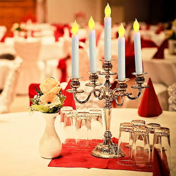 12 velas cónicas LED sin llama, velas flotantes de Harry Potter con pilas  para fiestas, aulas, bodas YONGSHENG 8390612511837