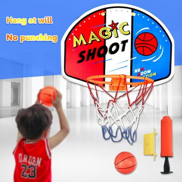 Juego de aro de canasta de baloncesto colgante de plástico Mini marco de  tablero de baloncesto (B) Likrtyny Deportes al aire libre Salida diaria  Juego de fiesta