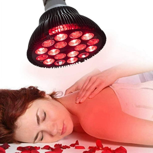 Lámpara de terapia de luz roja, lámpara de terapia de luz roja Pérdida de  cabello Luz infrarroja Alivio del dolor Lámpara de terapia de luz roja