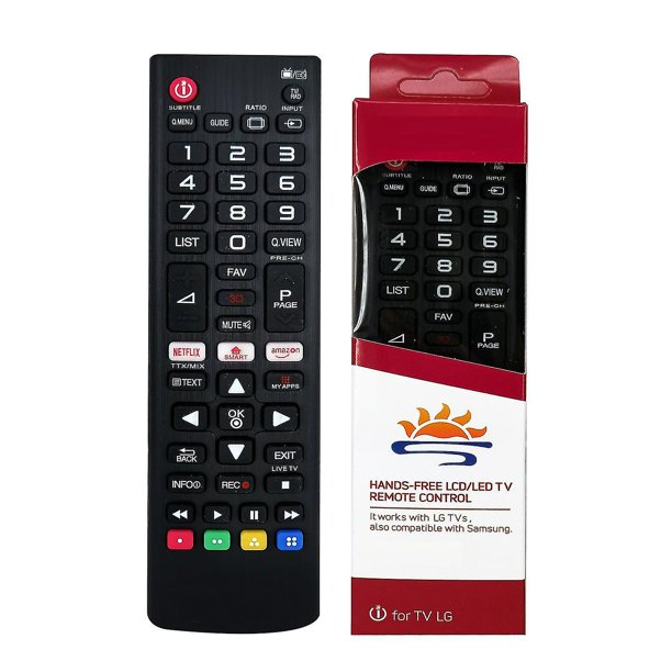 AKB73715603 Mando a Distancia Universal para LG, reemplazo del Control  Remoto para LG TV : : Electrónica