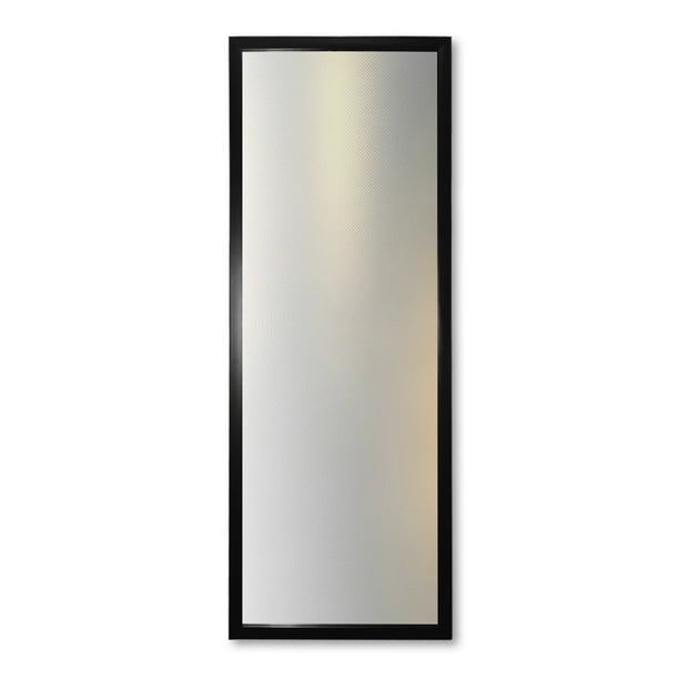 NeuType Espejo de cuerpo entero de 55 x 20 pulgadas, espejo de pared de  cuerpo completo, espejo de baño, espejo de piso, espejo negro, decoración  de