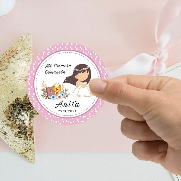 Pegatinas de agradecimiento personalizadas para Baby Shower, pegatinas  redondas impermeables de 1,5 ~ 3 pulgadas