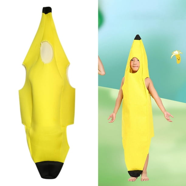 Disfraz de plátano Cosplay Disfraces de frutas Juego de rol Lindo Halloween  Niño Yuyangstore disfraz de plátano