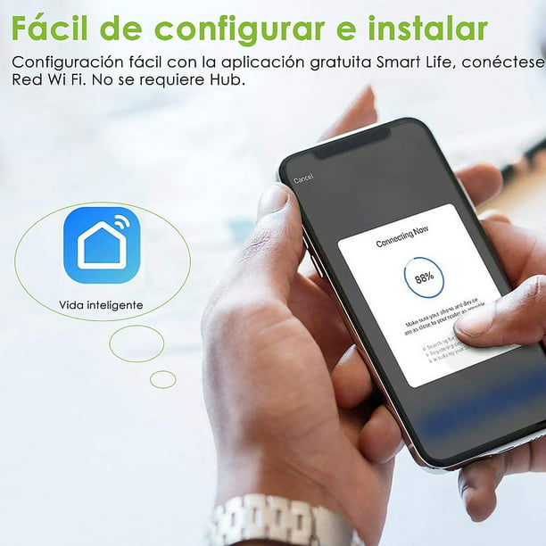 Enchufe inteligente - Certificado compatible con Alexa, Echo y Google Home  Levamdar CZDZ-ST13