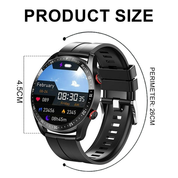 Relojes inteligentes para hombres, reloj inteligente con llamada Bluetooth  (responder/marcar llamada), reloj de seguimiento de actividad física HD de  1,28 pulgadas para teléfono Android/iOS