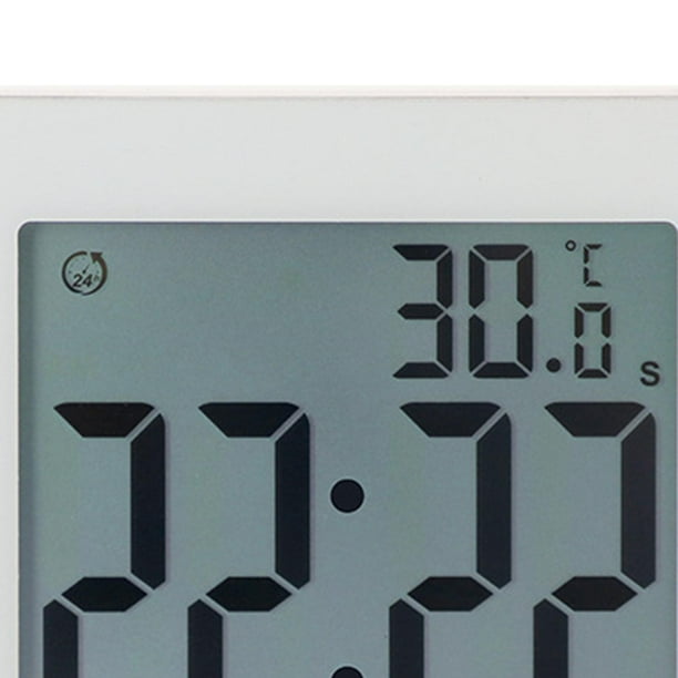 Reloj De Baño, Relojes De Baño De Pared Con Ventosa Reloj De Baño Digital,  Decoración Del Hogar Para Baño, Cocina, Dormitorio ANGGREK Descripción de  la referencia