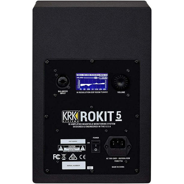 KRK CLASSIC 5 Monitor de campo cercano para estudio de grabación  biamplificado