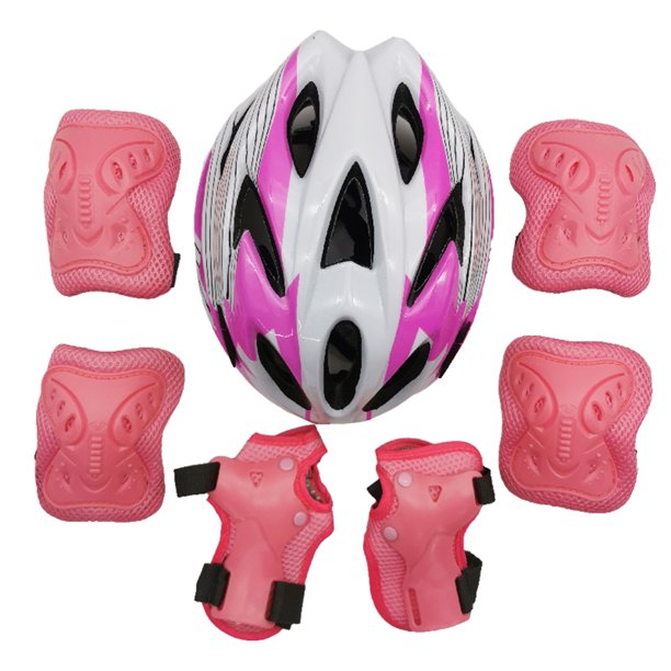 Casco De Patinaje Para Niños Y Niñas Rosa